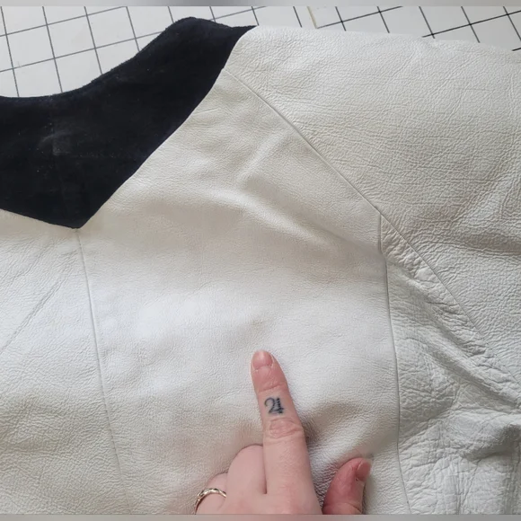 Global Identity G3 Black & White Western Leather Jacket